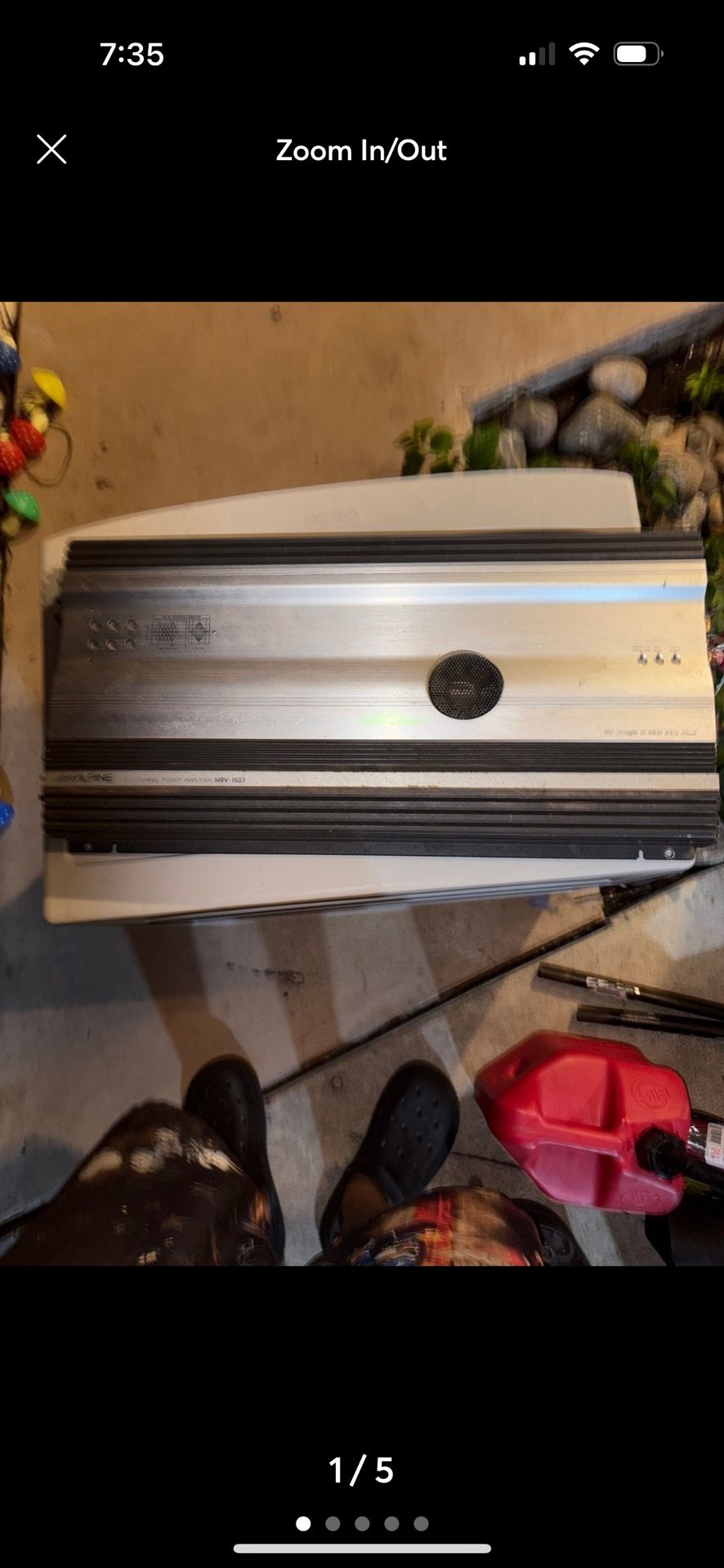 Vintage Alpine Mrv-1507 Power Amp Read Description 