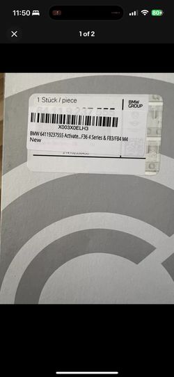 BMW Cabin Air Filter New OEM F82/F36/F83/F84 M4 M2 M240