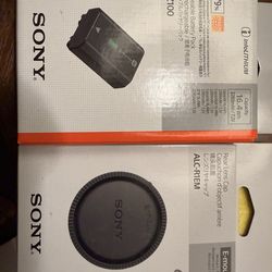 New Sony Battery (NP-FZ100) & e-mount rear lens cap