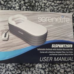 Inflatable Bath With Bubble Mat