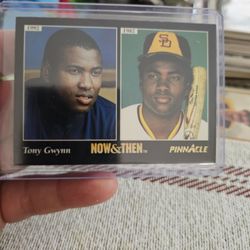 San Diego Padres Tony Gwynn Dave Winfield 1993 Pinnacle Now & Then Baseball Cards 