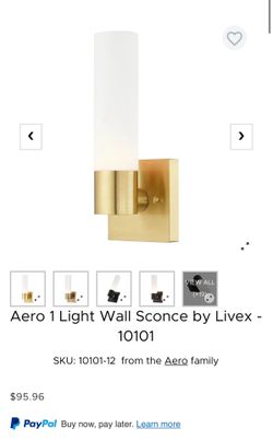 Livex Lighting Sconce - 10101-12