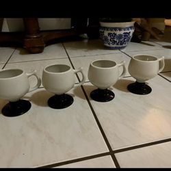 Vintage Hall Pedestal Coffee Mugs, Collectibles 