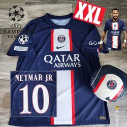 Nike PSG 22/23 Neymar Jr 10 Authentic Jersey UCL 