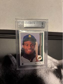1989 Upper Deck Ken Griffey Jr Rookie BGS 9
