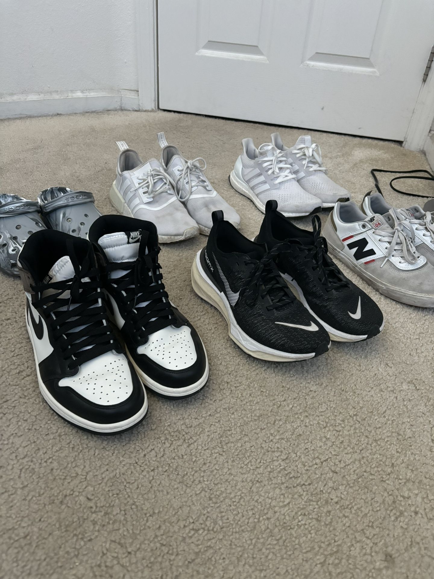 Shoe Lot/ Jordans/ Nike/ New Balance/ Crocs/ Ultraboost/ Adidas