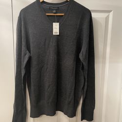 Men’s Banana Republic Wool V-Neck Sweater Sz L