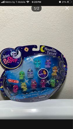 Littlest Pet Shop Moonlite Fairies Moondust Friends Set