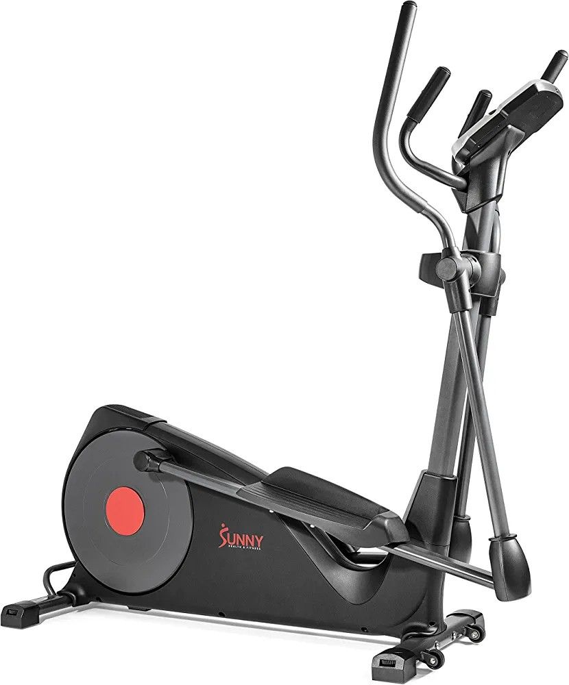 elliptical premium by sunny health e320001 black cardio