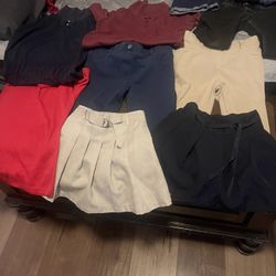 Uniforme De Niña Size 7-8-9 $2 Each