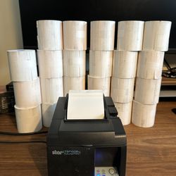 Star Micronics TSP100III FuturePRNT Thermal Receipt Printer with 23 New Rolls