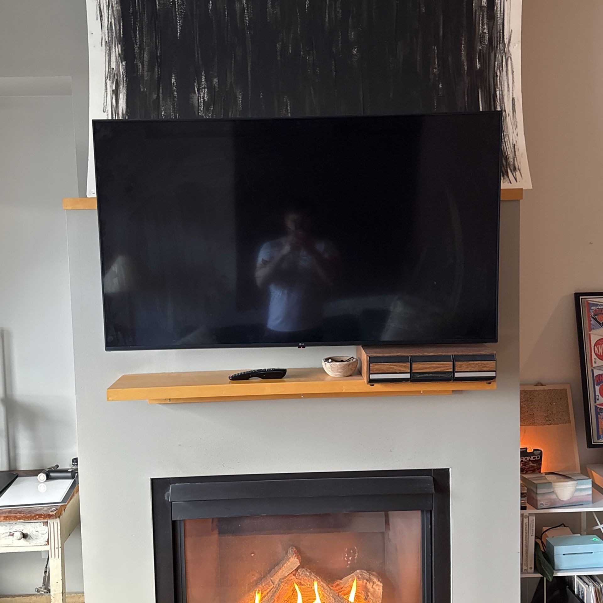 LG tV. Measures 48” Across 