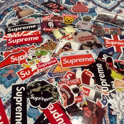 Supreme Mini Stickers