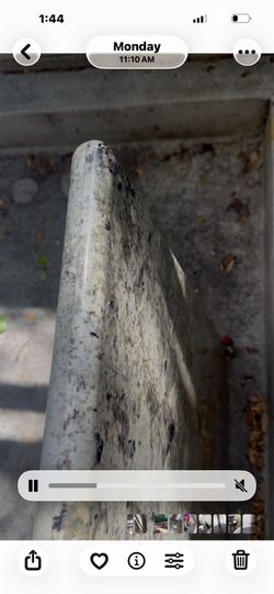 Marble  4/12x3/12. Approximately