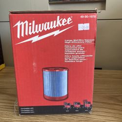  Milwaukee Large Wet/Dry Vacuum Filter (49-90-1978)
