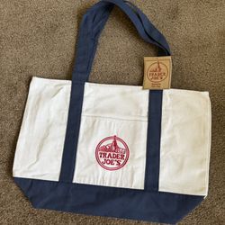 New Trader Joe’s Tote Bag Navy