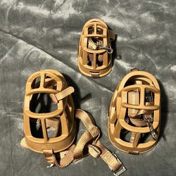 Dog Muzzles For Large Dogs And A Small Dog