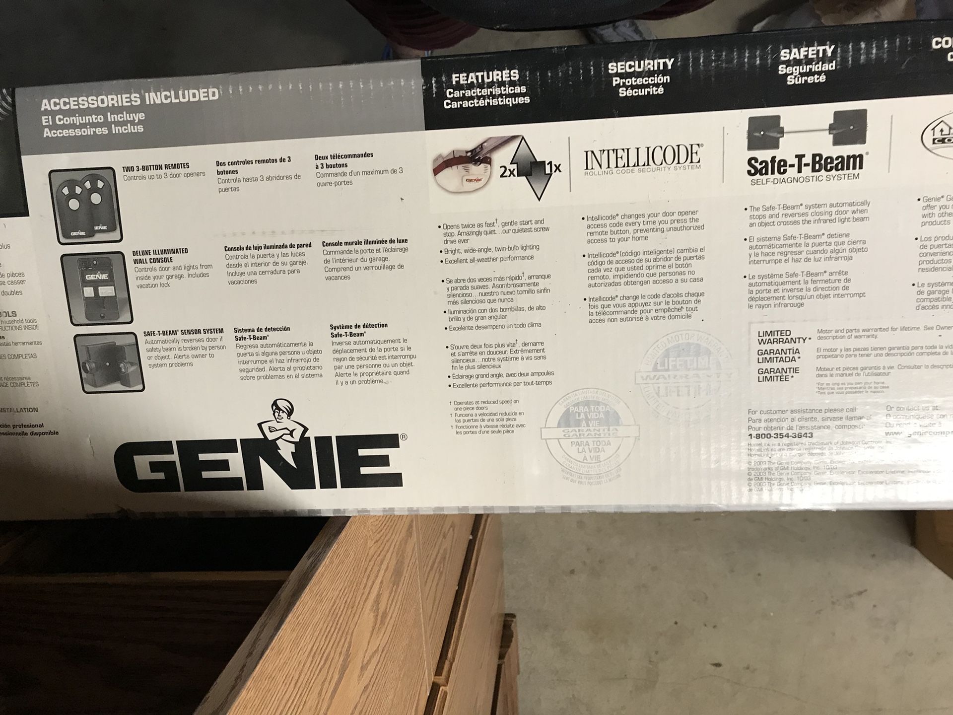 Genie garage door opener