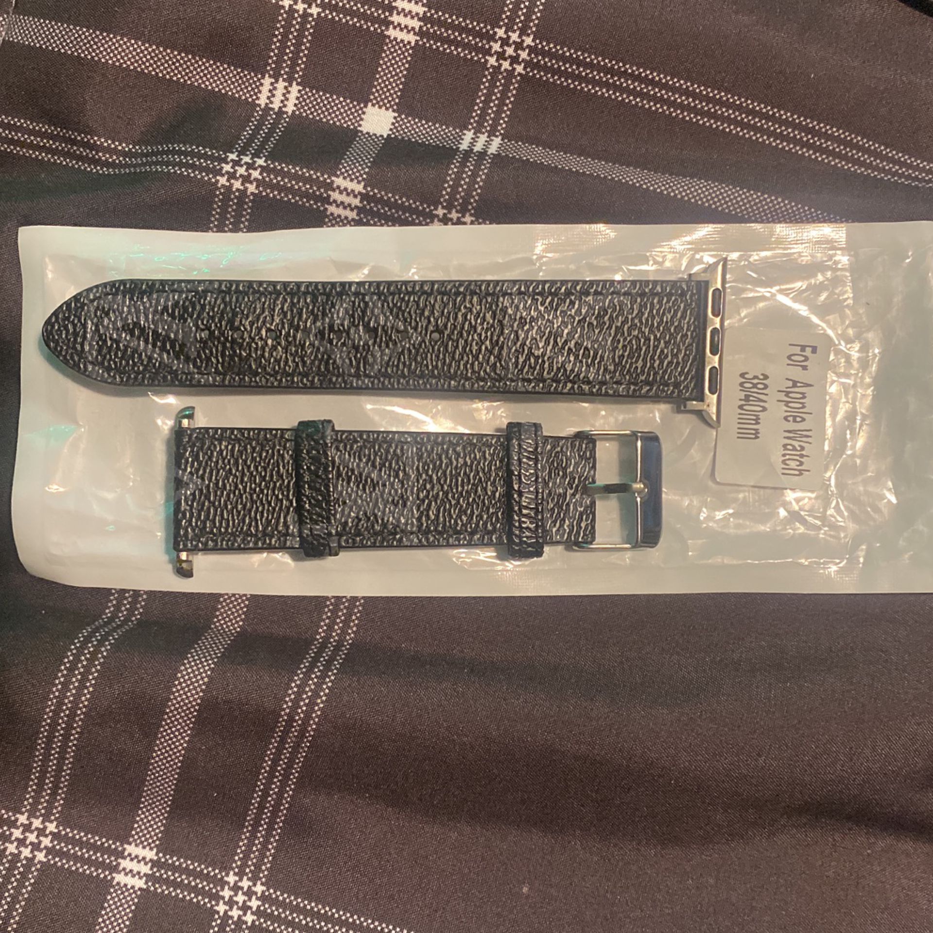 Louis Vuitton iPhone Watch Band (Black) **BRANDNEW**