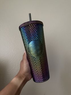 Starbucks Halloween 2023 Oil Slick Rainbow Iridescent Venti Tumbler 24oz