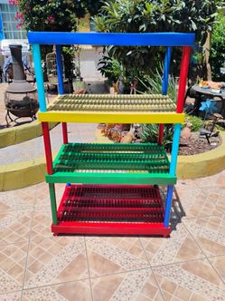 Plastic shelf