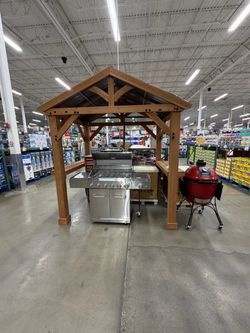 Wooden gazebo