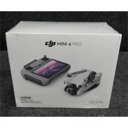 DJI MT4MFVD Mini 4 Pro Fly More Combo Drone & RC 2 Remote Control Gray