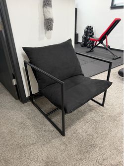 Modern Black Accent Chair