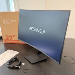 SANSUI 27 Inch Curved 160Hz Gaming Monitor