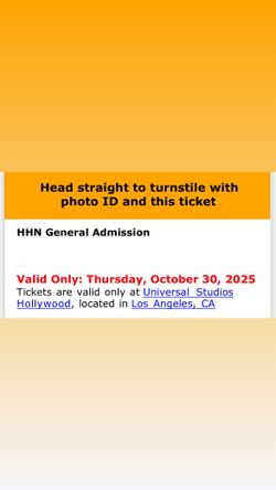 Horror Nights 10/30