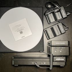 Edelkrone SliderONE, HeadONE, FlexTILT Head, Turntable Kit 2, Batteries and FujiFilm Control Cable - Excellent