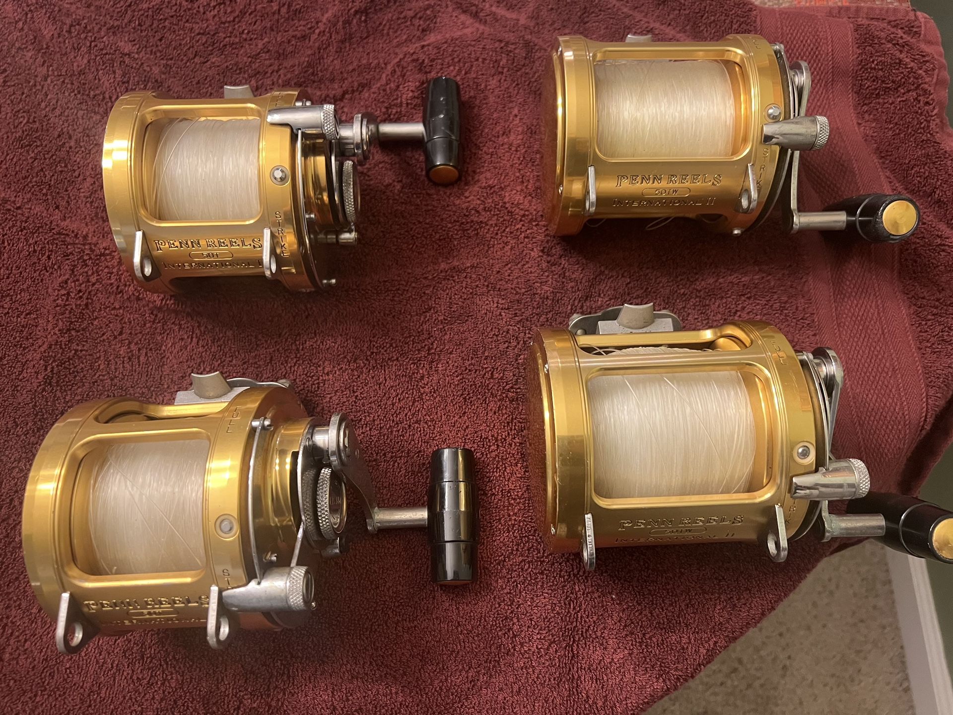 Penn Reel  50 Tw International 11 Gold.     Penn Reel 50 T International 11 Gold
