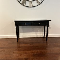 Black Sofa/Console/Entry Table 