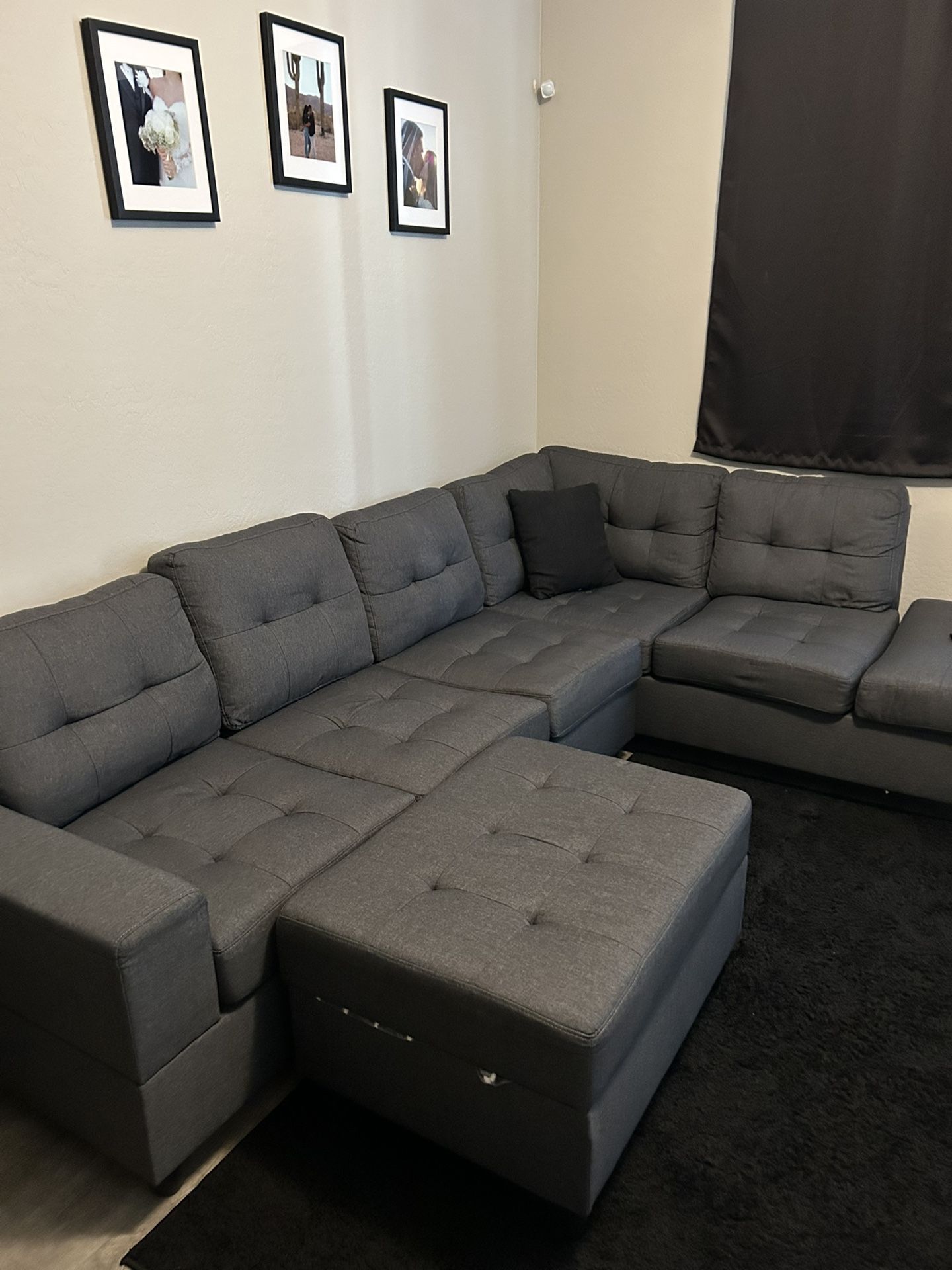 Dark Grey Couch For Sale 