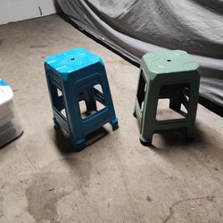 Plastic stool chairs