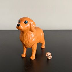 Barbie Newborn Pups Playset Mommy Dog and Puppy Only HCK75 Gives Birth