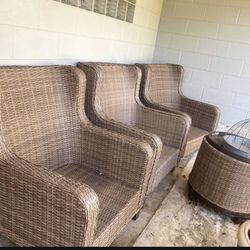 Outdoor Chairs. Two Chairs