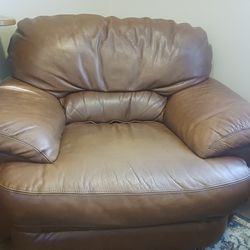 Very Comfortable Brown Leather Chair