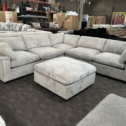 Light Gray Modular Sectional