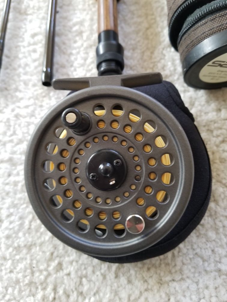 Sage Graphite II DS2 690-4 fly rod & 1400 fly reel for Sale in