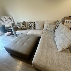 Couch, Ottoman, & Loveseat 