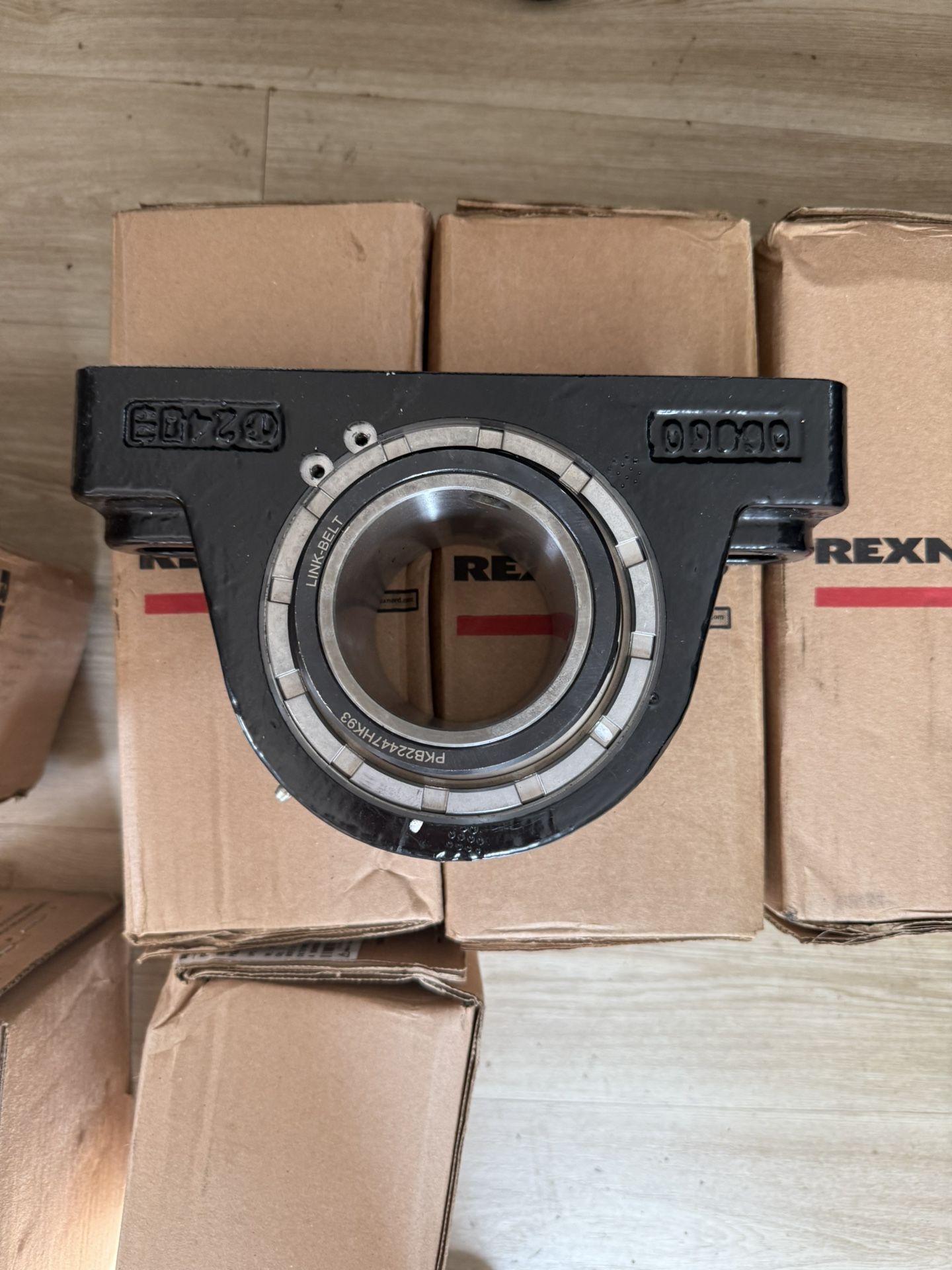 Rexnord self aligning roller bearing. 2-15/16 bore.