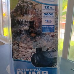 Waterfall And Pond Pump
