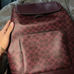 Coach Bag Never Used Color Red 