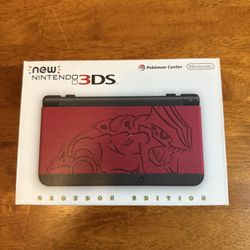 New Nintendo 3ds Groudon Edition
