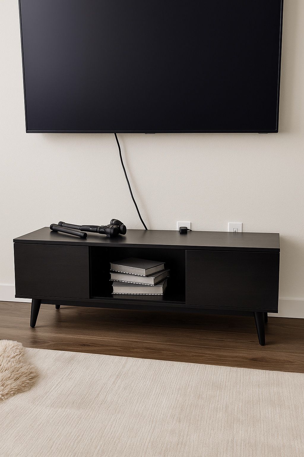 Black TV Stand / Media Console