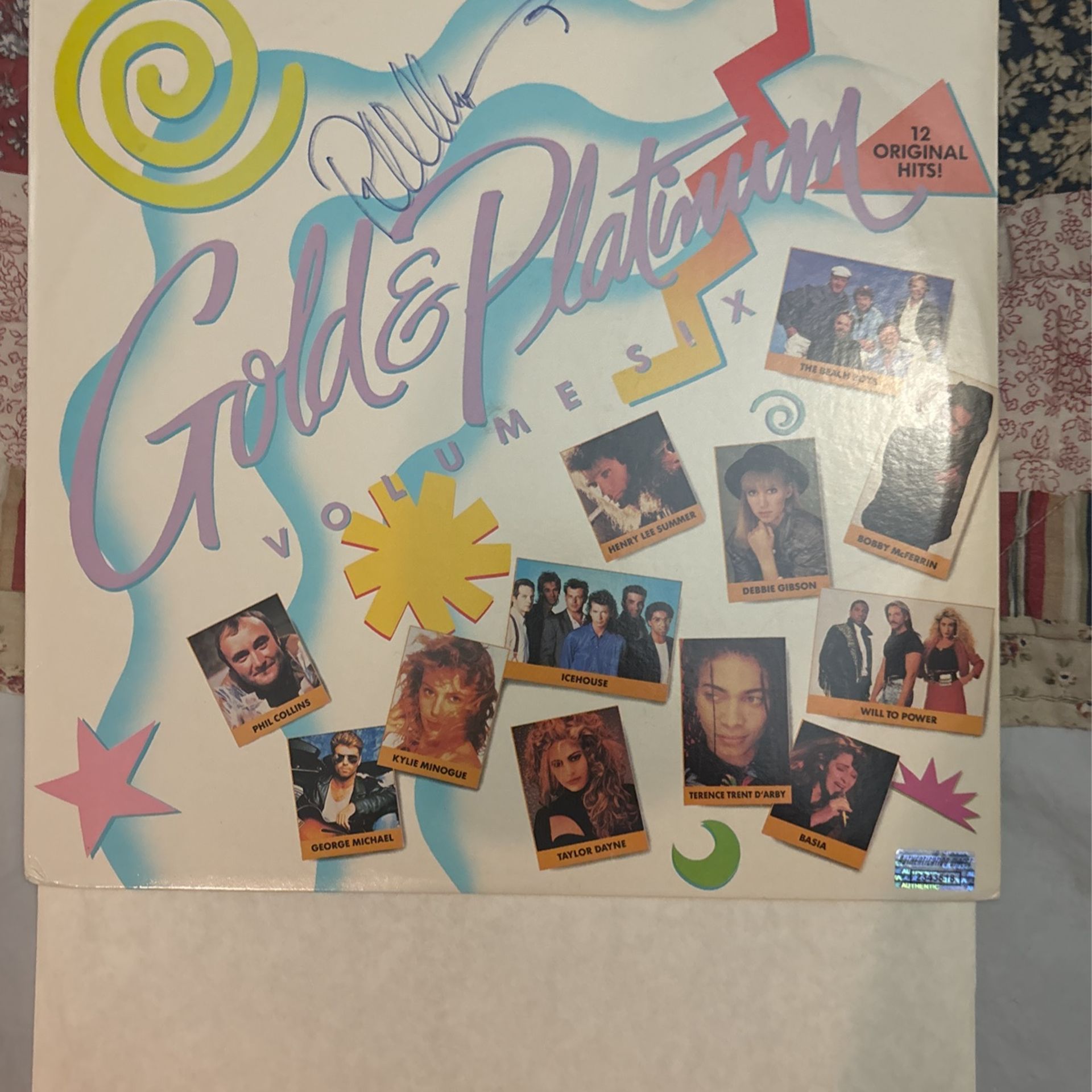 Phil Collin’s Record Autograph