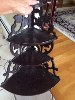 Antique corner shelf