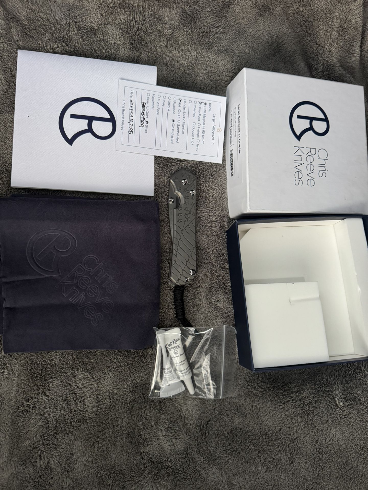 Chris Reeve Large Sebenza 31 Forever Flag