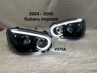 2004 - 2005 Subaru Impreza Optic LED DRL Projector Headlights